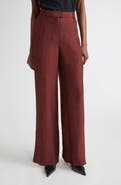 Jason Wu Collection Crinkled Satin Straight Leg Trousers