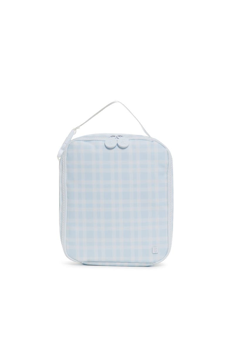 TRVL Design Pimlico Plaid Lunch Bag, Main, color, Blue