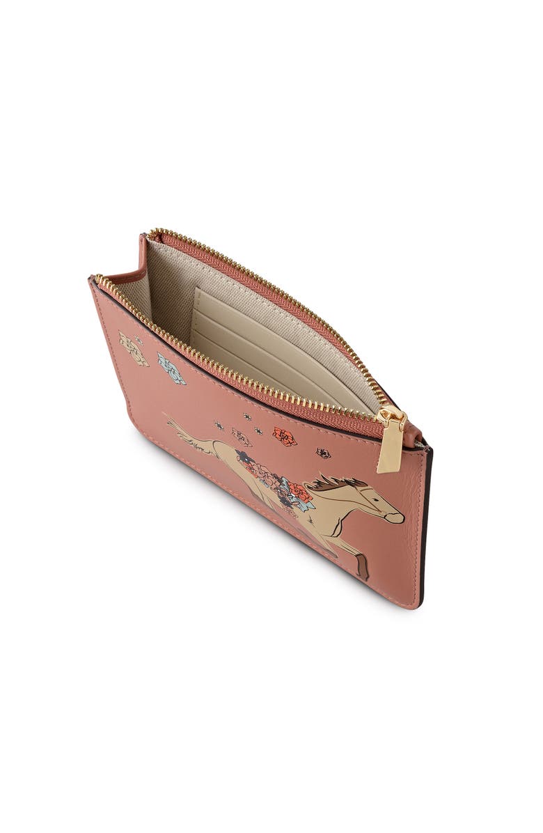 Radley Kentucky Derby Spring 2026 Horse Small Ziptop Coin Purse, Alternate, color, Carnation