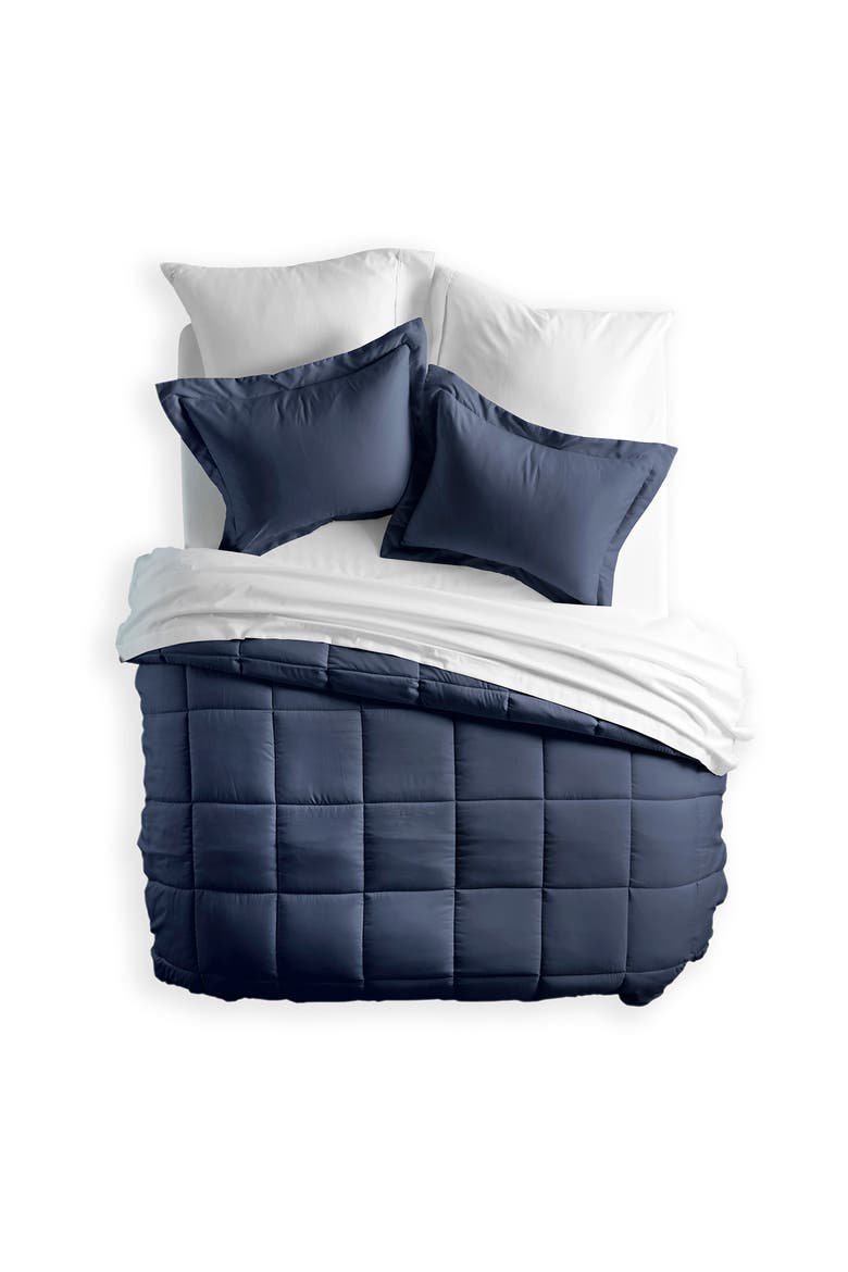 Premium 8-Piece Bed In A Bag, Alternate, color, NAVY