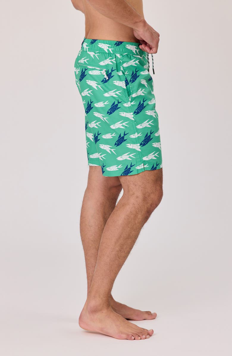 Snapper Rock Comfort Lined Swim Shorts, Alternate, color, Off The Hook