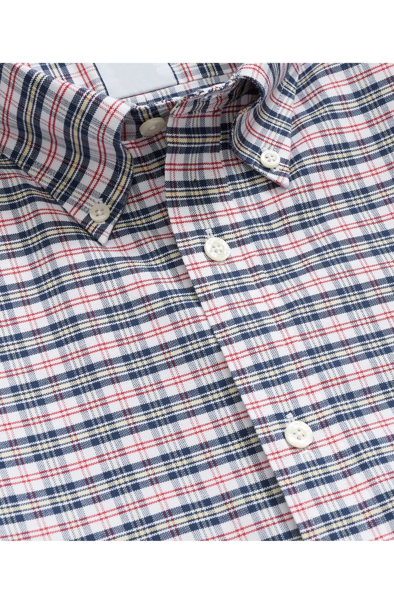 Brooks Brothers Plaid Wrinkle Resistant Stretch Cotton Button-Down Shirt, Alternate, color, Vintage Check