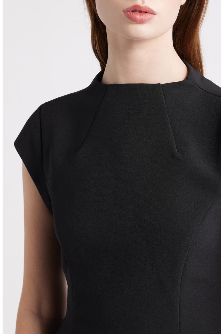 The Ultimate Muse Cap Sleeve Minidress, Alternate, color, BLACK