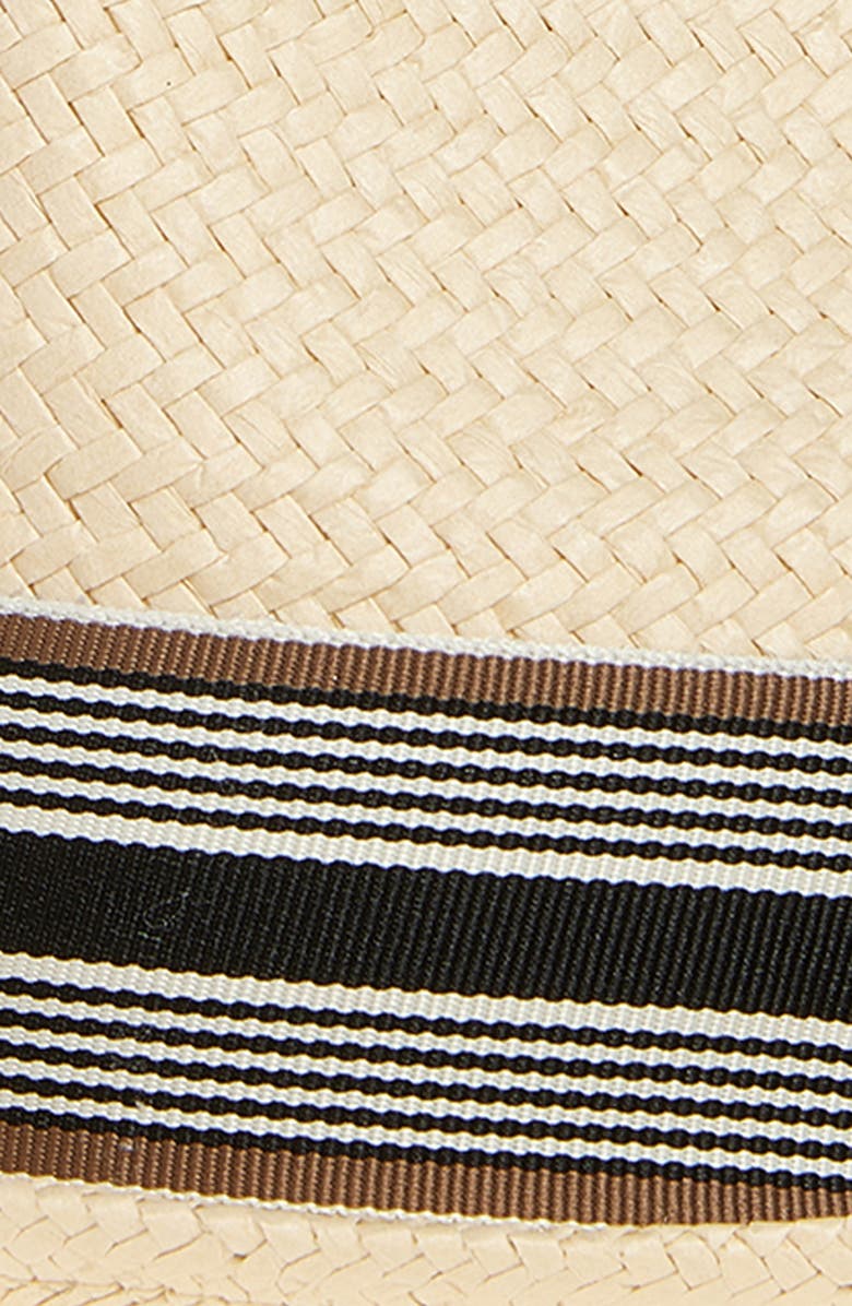 Nordstrom Packable Straw Fedora, Alternate, color, Natural