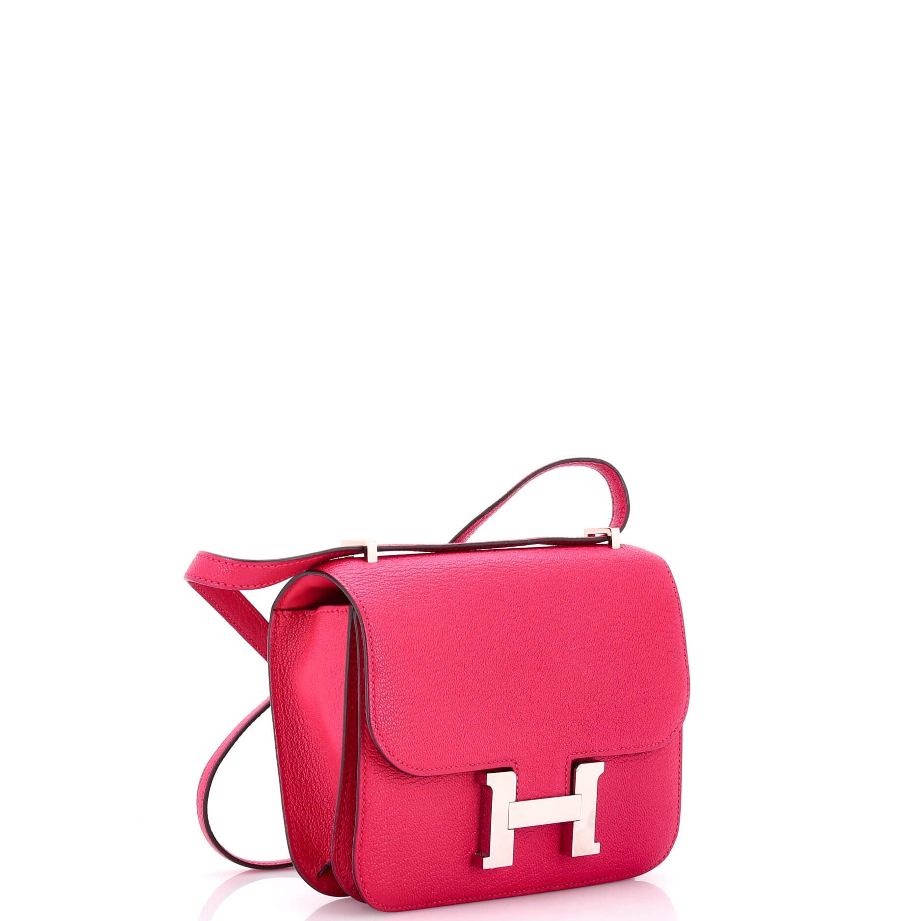 Pre-Owned Hermes Constance Bag Chevre Mysore 18, Alternate, color, Framboise