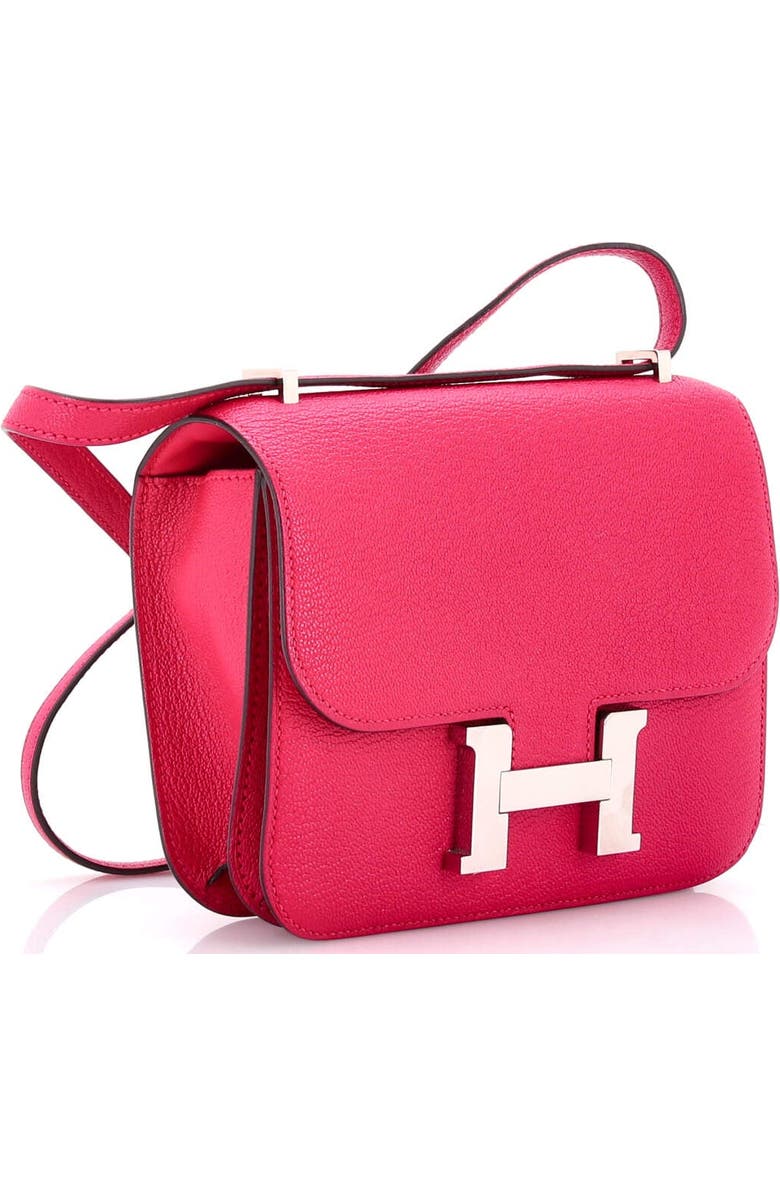 Pre-Owned Hermes Constance Bag Chevre Mysore 18, Alternate, color, Framboise