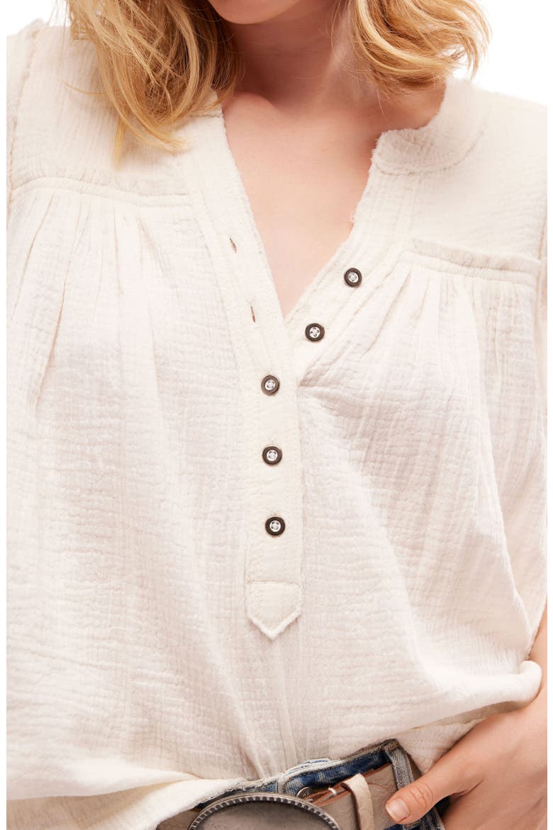Horizons Double Cloth Top, Alternate, color, OPTIC WHITE