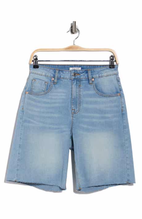 Vigoss Denim Cuff Off Bermuda Shorts