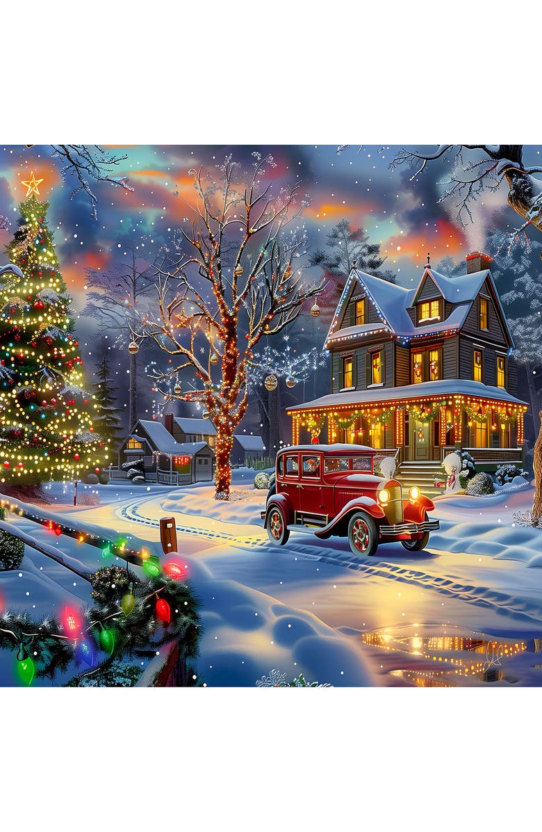 Sunsout Family Time at Christmas 500 piece Jigsaw Puzzle for Adults, Alternate, color, Multicolor