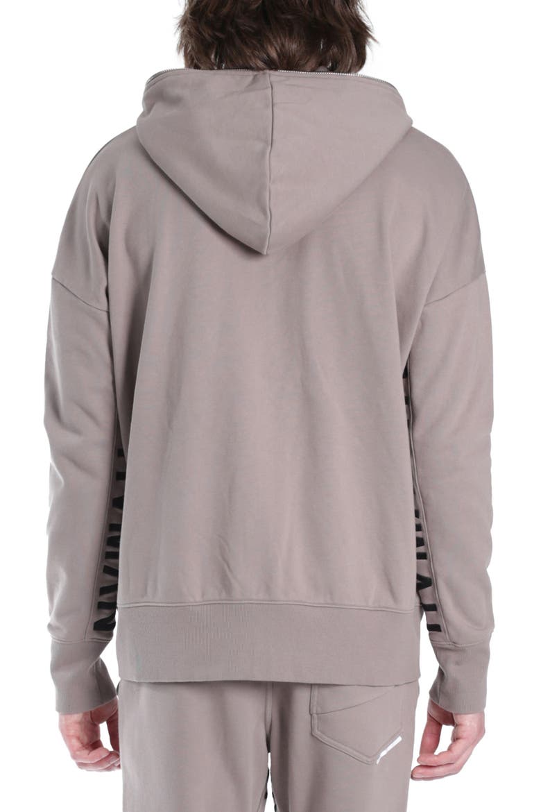 Logo Zip Hoodie, Alternate, color, SATELLITE
