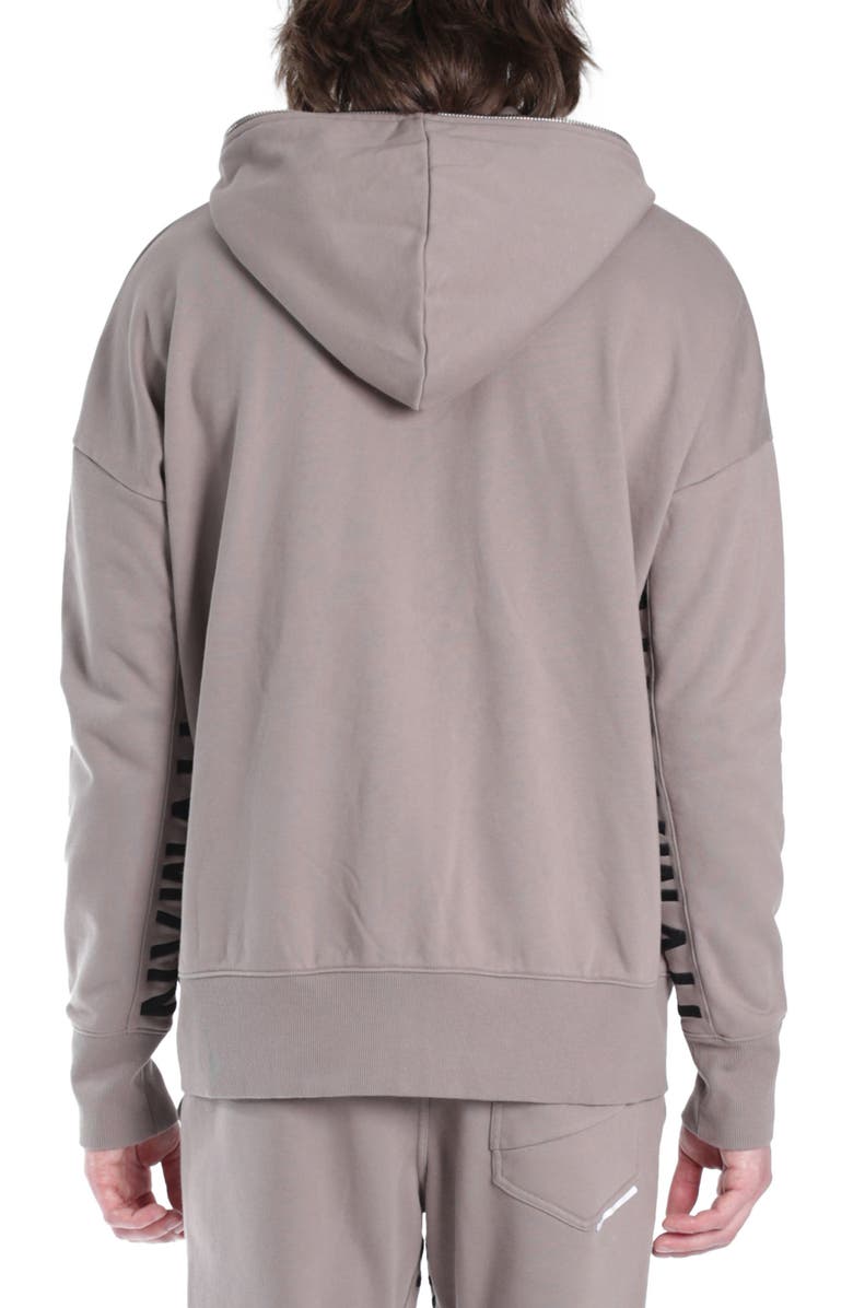 HVMAN Logo Zip Hoodie, Alternate, color, Satellite