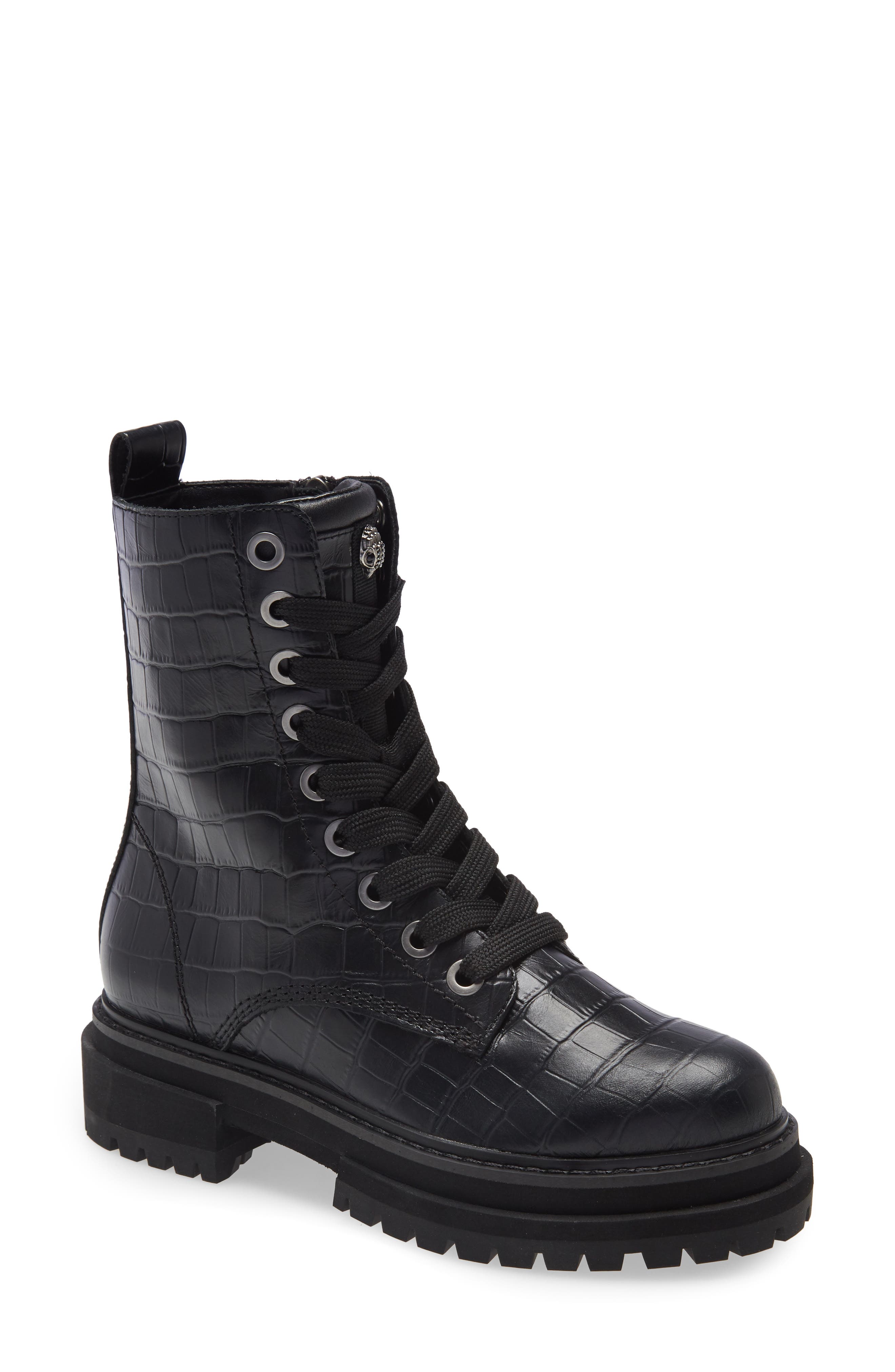 Kurt Geiger London Silva Combat Boot, Main, color, 