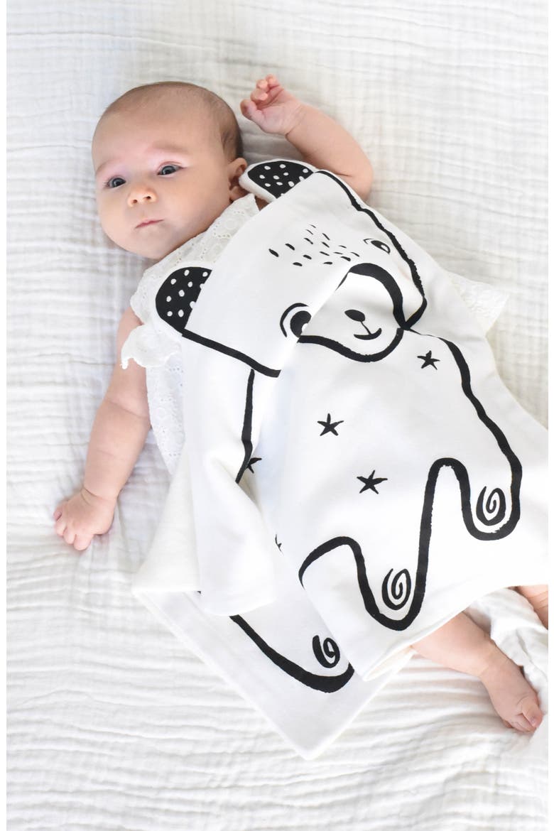 Stars Swaddle and Bear Snuggle Blanket Bundle, Alternate, color, Stars