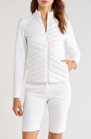 G/FORE Hybrid Quilted V-Down Golf Jacket