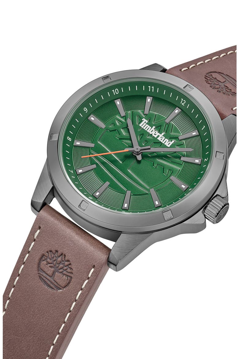 Quartz Analog Watch, Alternate, color, BROWN
