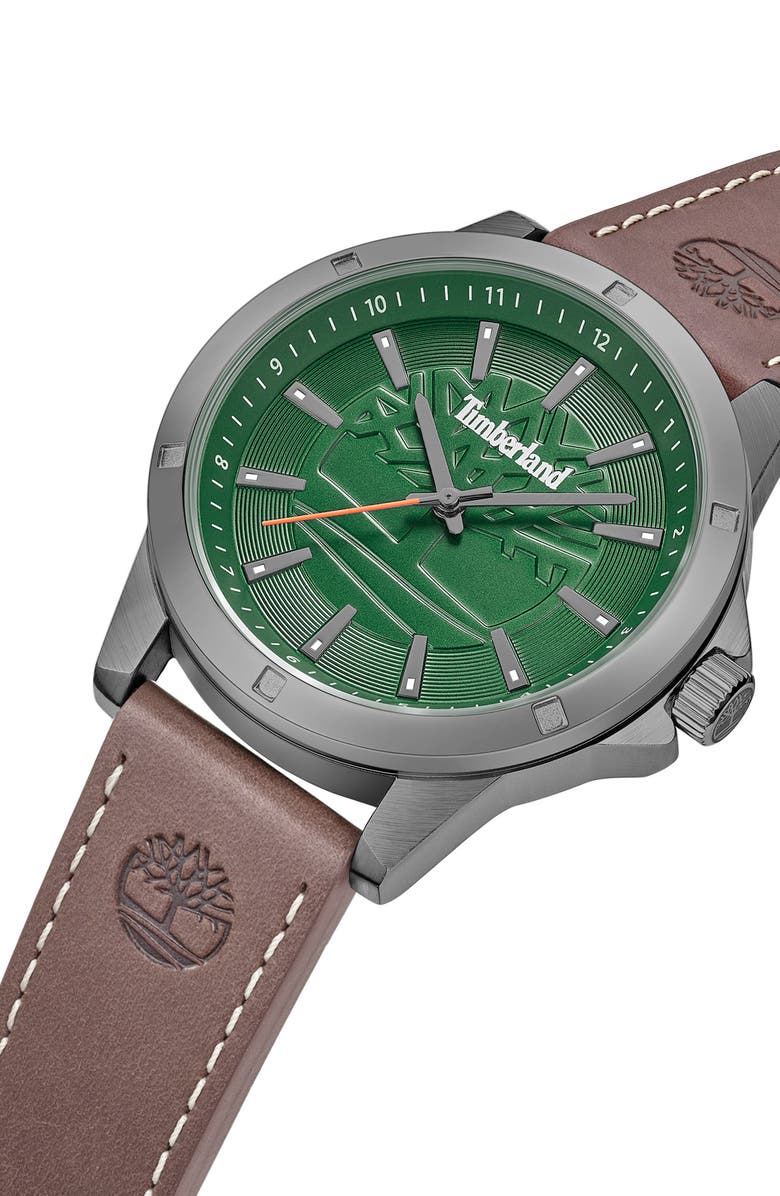 Timberland Quartz Analog Watch, Alternate, color, Brown