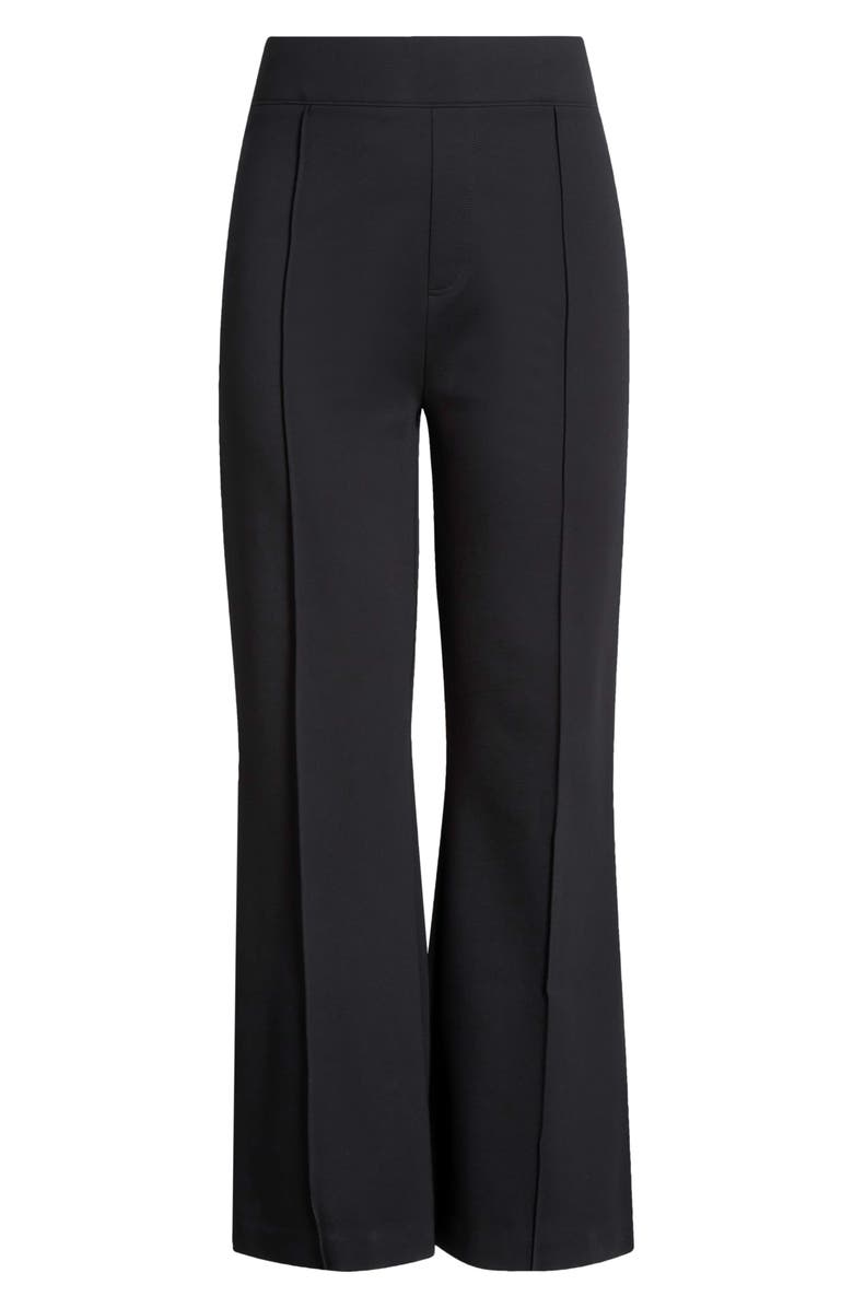 SPANX<sup>®</sup> High Waist Flare Leg Stretch Ponte Pants, Main, color, Classic Black