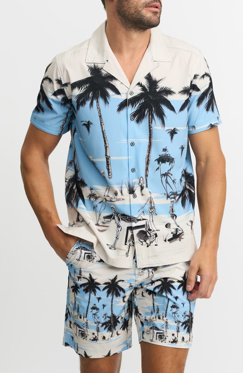 Robert Graham Sunburn Sonata Camp Shirt, Alternate, color, 