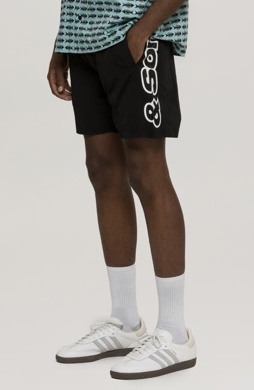 MAUI AND SONS MAUI & SONS BILLBOARD NYLON SWIM TRUNKS