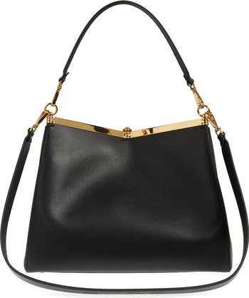 【送料&関税込】Etro Large Vela Shoulder Bag ETRO Large Vela Leather Shoulder Bag | Blue | FARFETCH