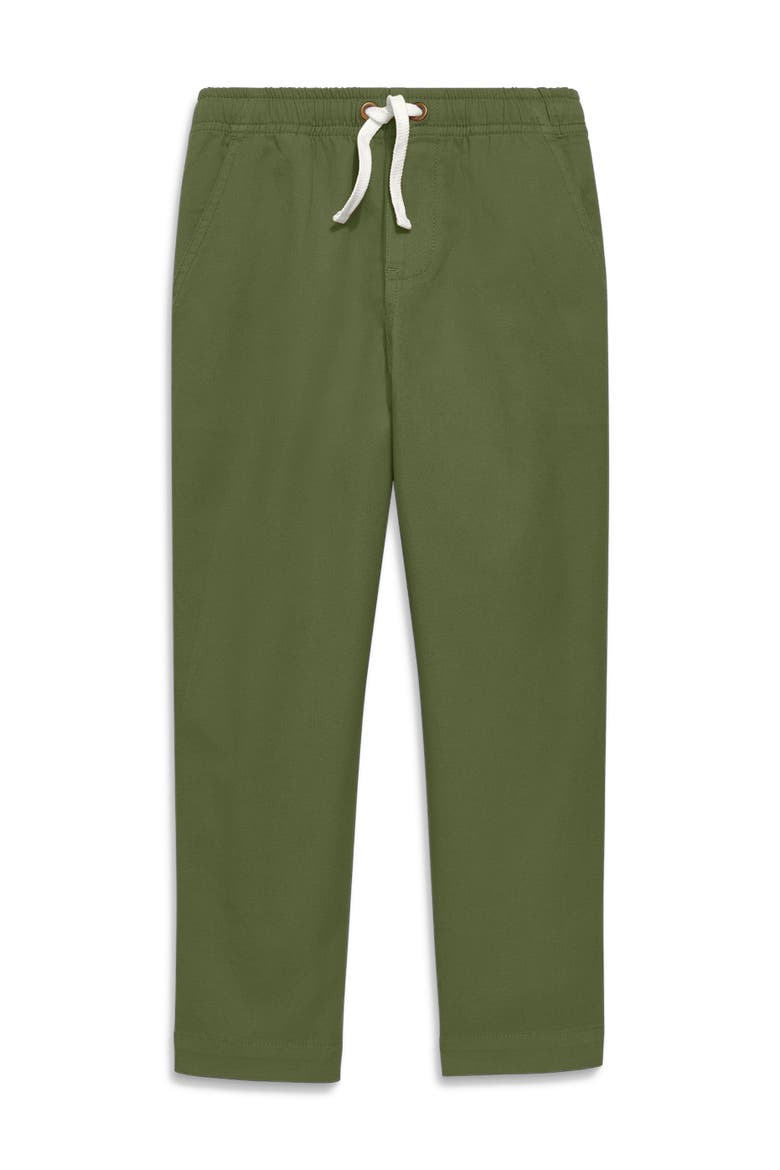 Kids Stretch Chino Drawstring Pant, Main, color, Olive
