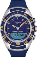 Tissot Sailing Touch Swiss Compass Silicone Strap Watch, 45mm