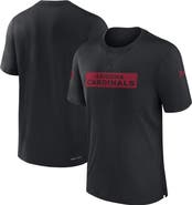 Nike Men's Nike Black Arizona Cardinals Sideline Player Performance T-Shirt
