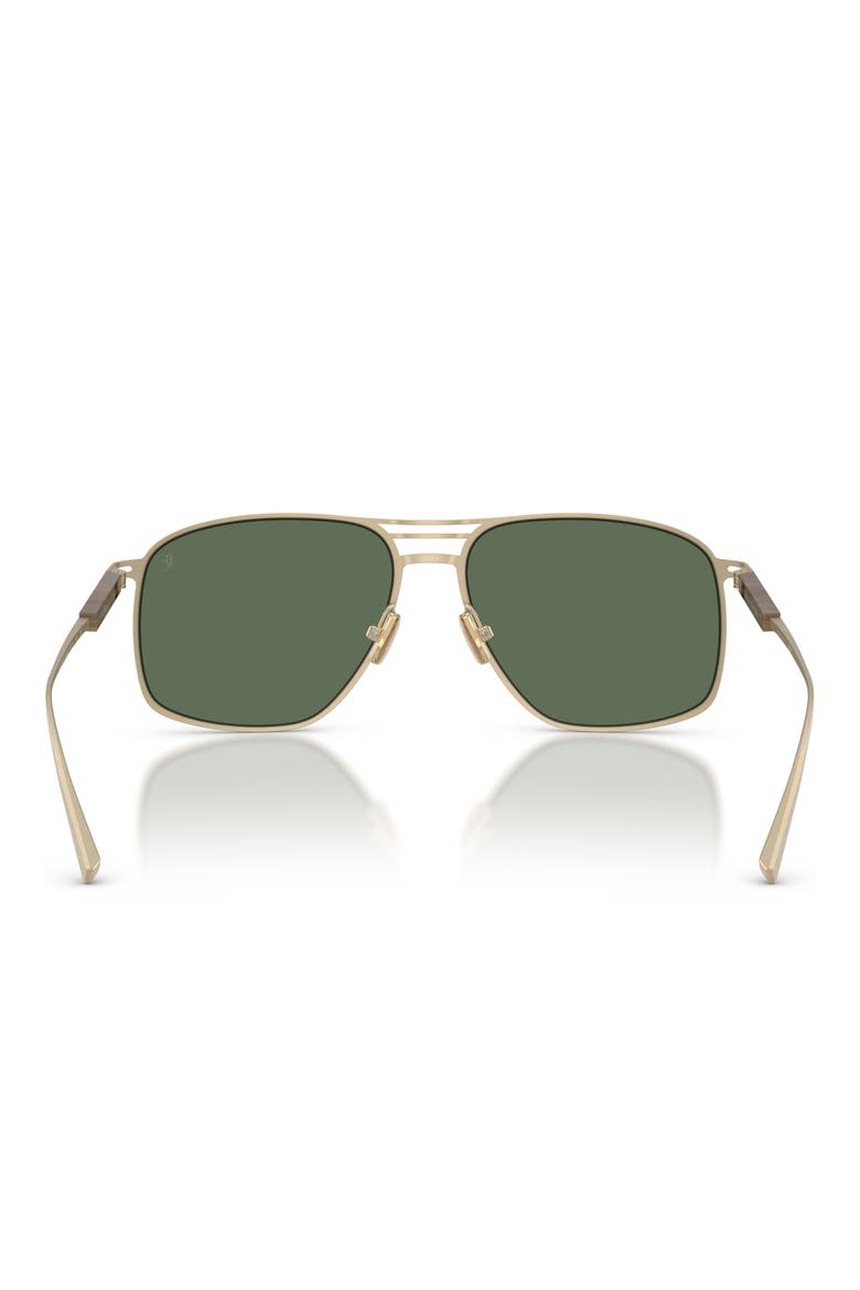 BC2017ST 56mm Polarized Rectangle Sunglasses, Alternate, color, GOLD
