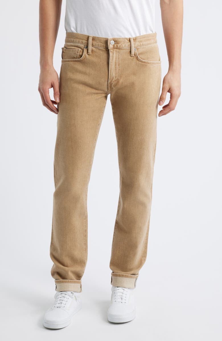 HIROSHI KATO The Pen Slim Fit 10.5-Ounce Stretch Selvedge Jeans, Main, color,