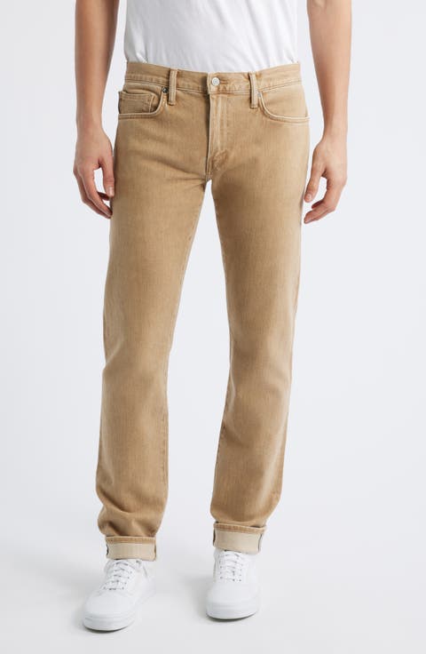 The Pen Slim Fit 10.5-Ounce Stretch Selvedge Jeans (Rustic Copper)