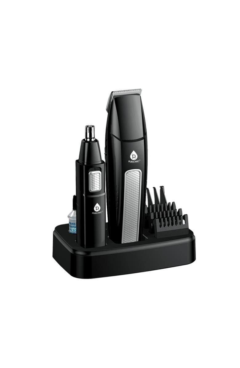 PURSONIC Mario Lopez Mens Grooming Kit, Main, color, Black