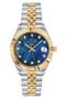 Naples Two-Tone Diamond Quartz Bracelet Watch, 34mm