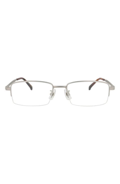 53mm Half Rim Rectangular Optical Glasses