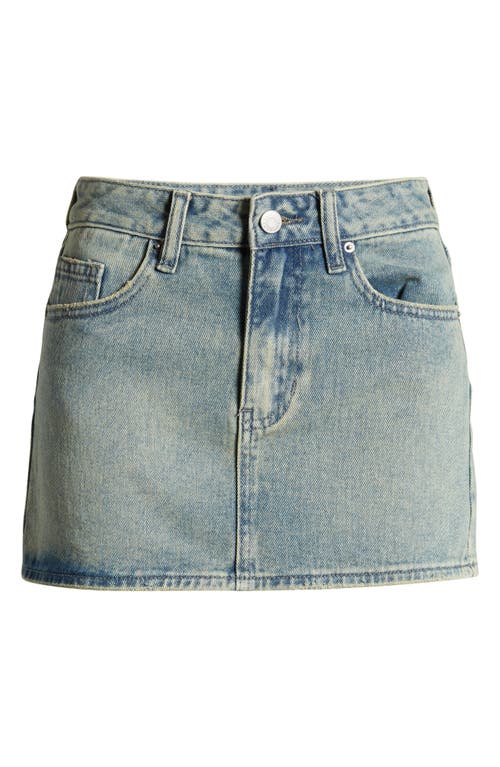 PACSUN PACSUN MID RISE DENIM MINISKIRT