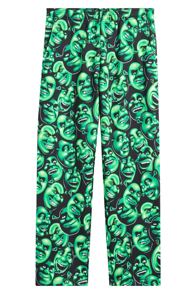 x Shrek™ Print Sweatpants, Alternate, color, GREEN MULTI