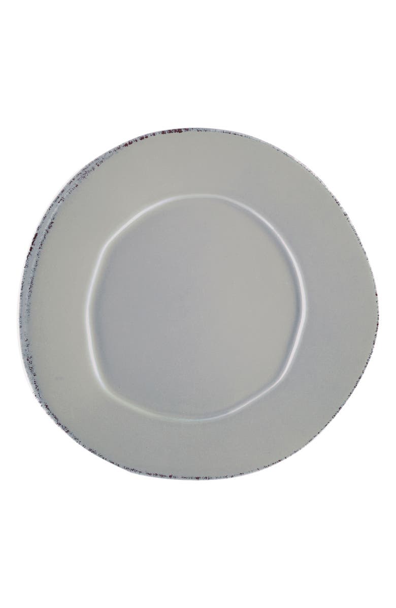 VIETRI Lastra White American Dinner Plate, Main, color, 