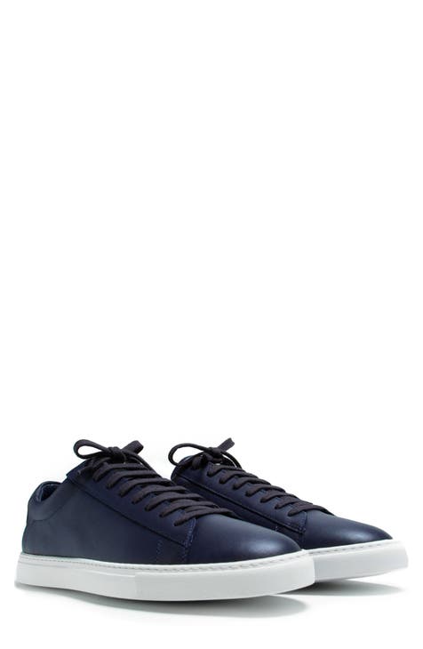 Navy blue casual sneakers online