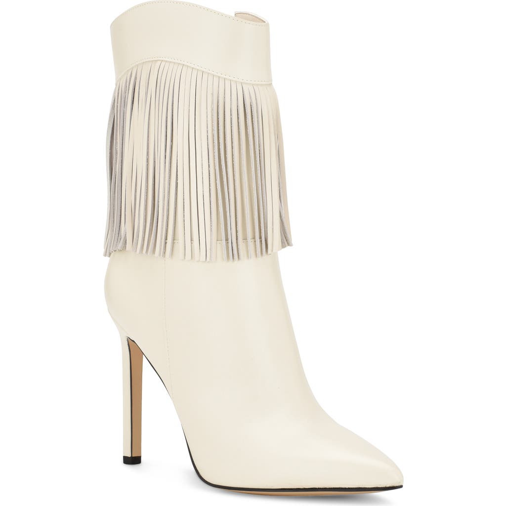Nine West Tries Pointed Toe Bootie In Ivory 150