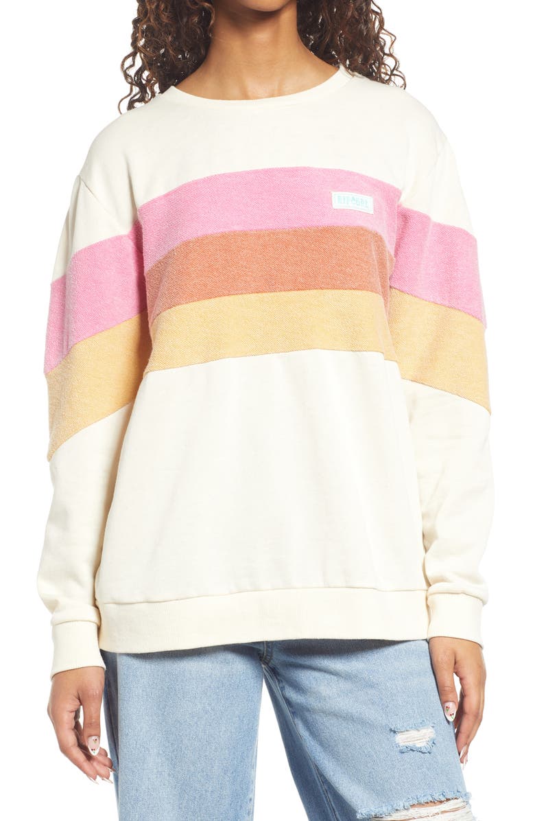 Rip Curl Women's Heat Wave Colorblock Pullover, Main, color, 