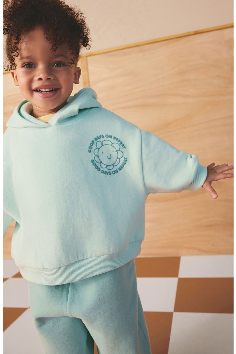 Kids' Hoodie & Sweatpants Set, Alternate, color, BLUE