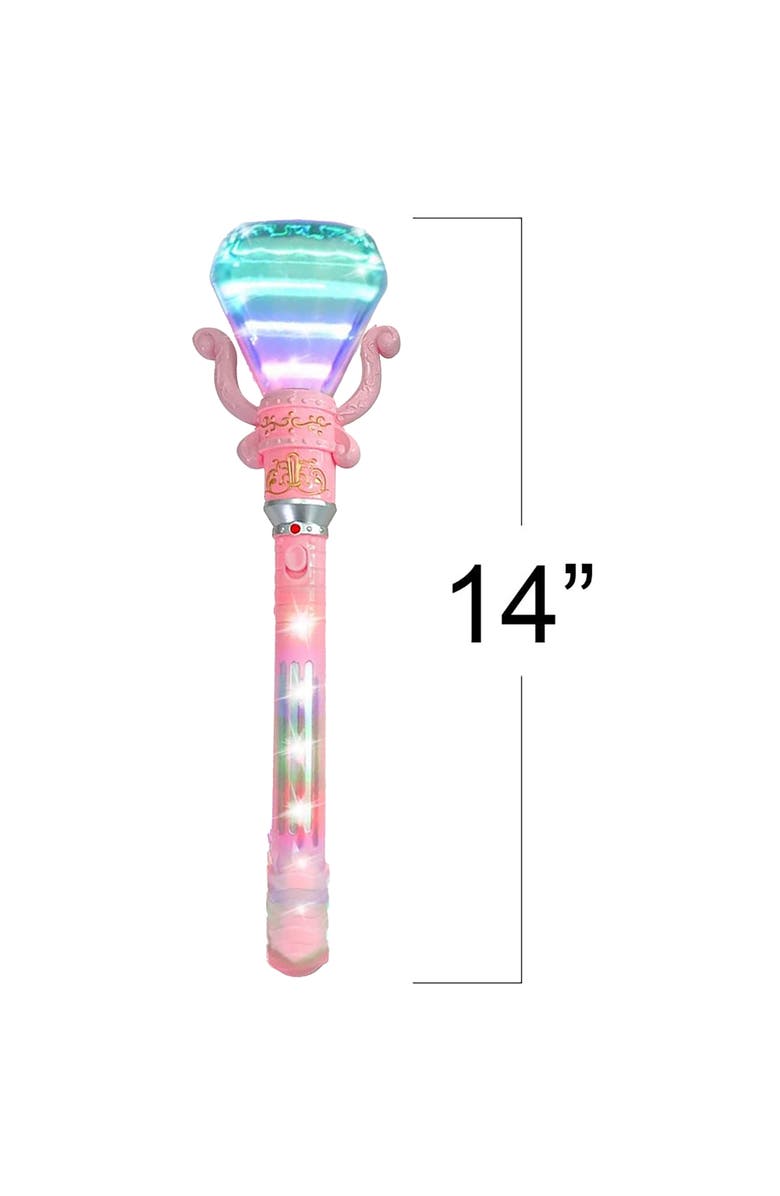 ArtCreativity Lightup Spinning Diamond Wands 2 Pack Pink 
Blue, 14" Fairy, Alternate, color, 