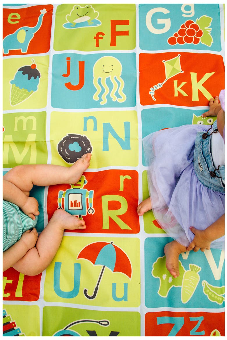 ABC Mat, Alternate, color, BLUE GREEN RED