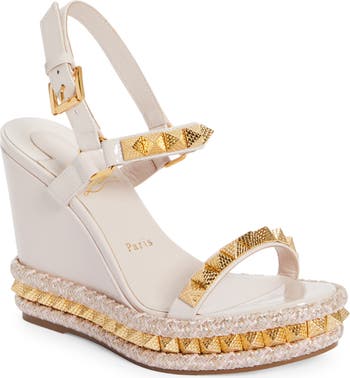 Christian Louboutin Pyraclou Wedge Sandal (Women) | Nordstrom Christian Louboutin Pyraclou Wedge Sandal (Women) | Nordstrom
