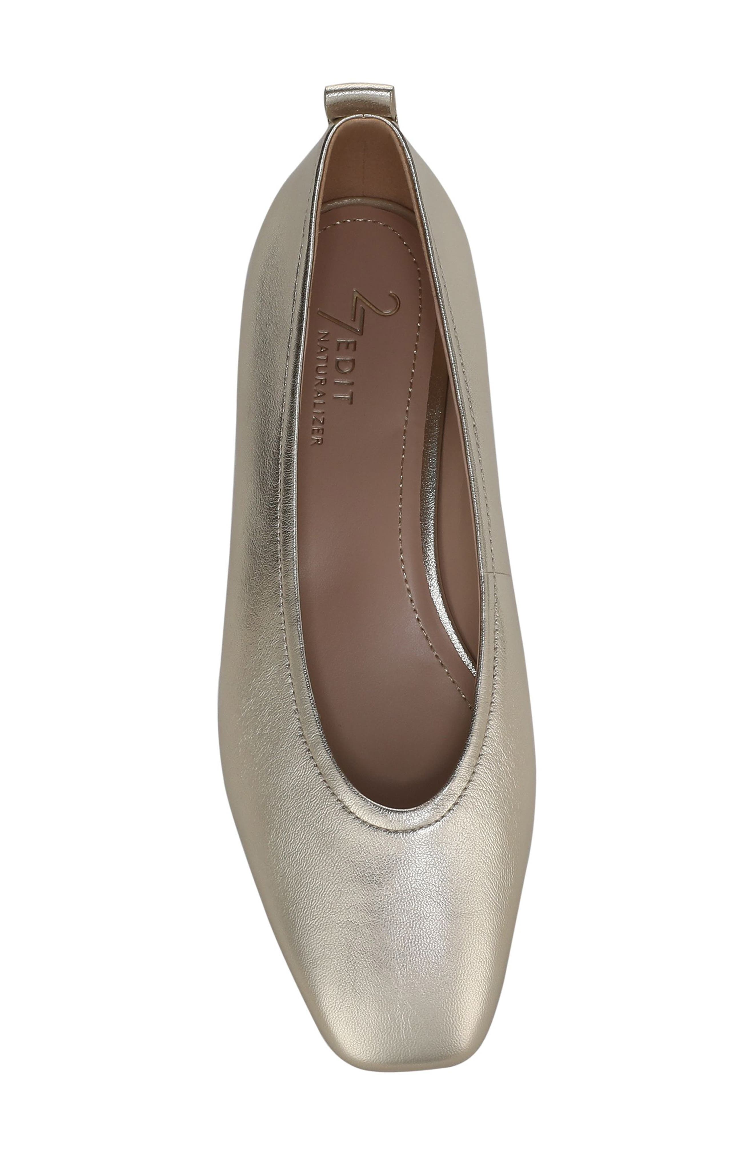 27 EDIT Naturalizer Carla Flat, Alternate, color, Champagne