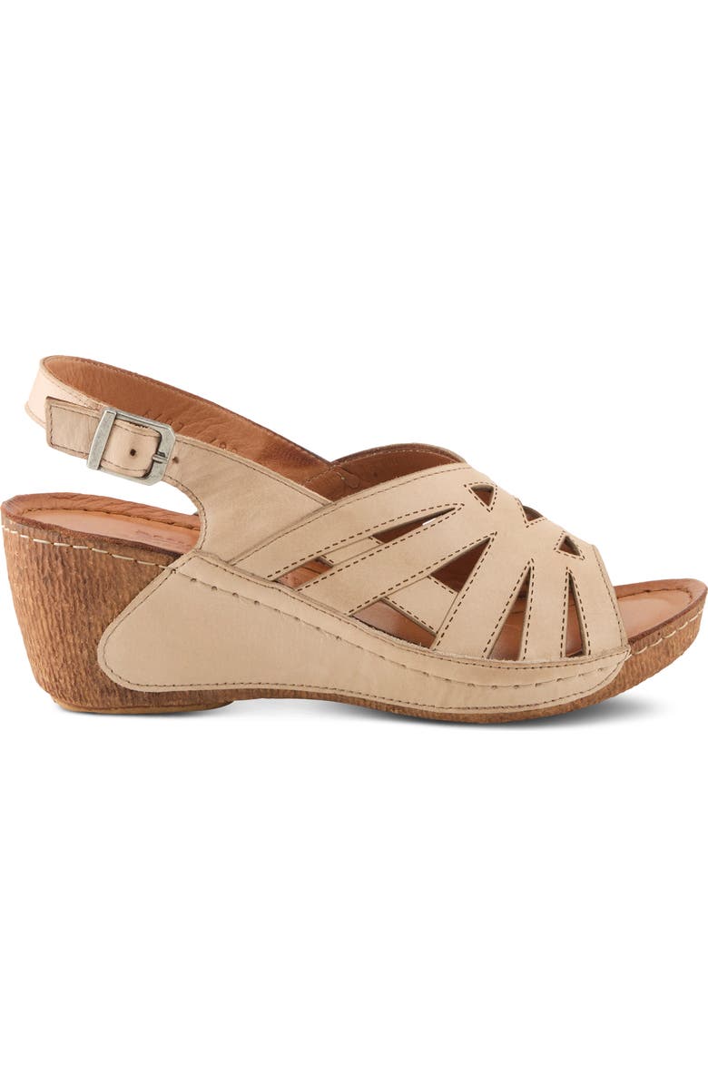 Spring Step Cathy Wedge Sandal, Alternate, color, Beige