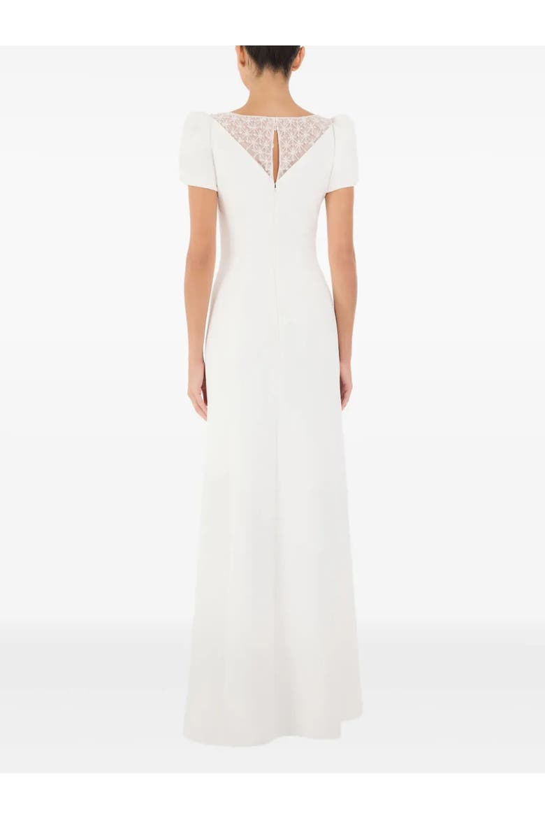 Empress Puff-Sleeve Crystal-Embellished Maxi Dress, Alternate, color, Ivory