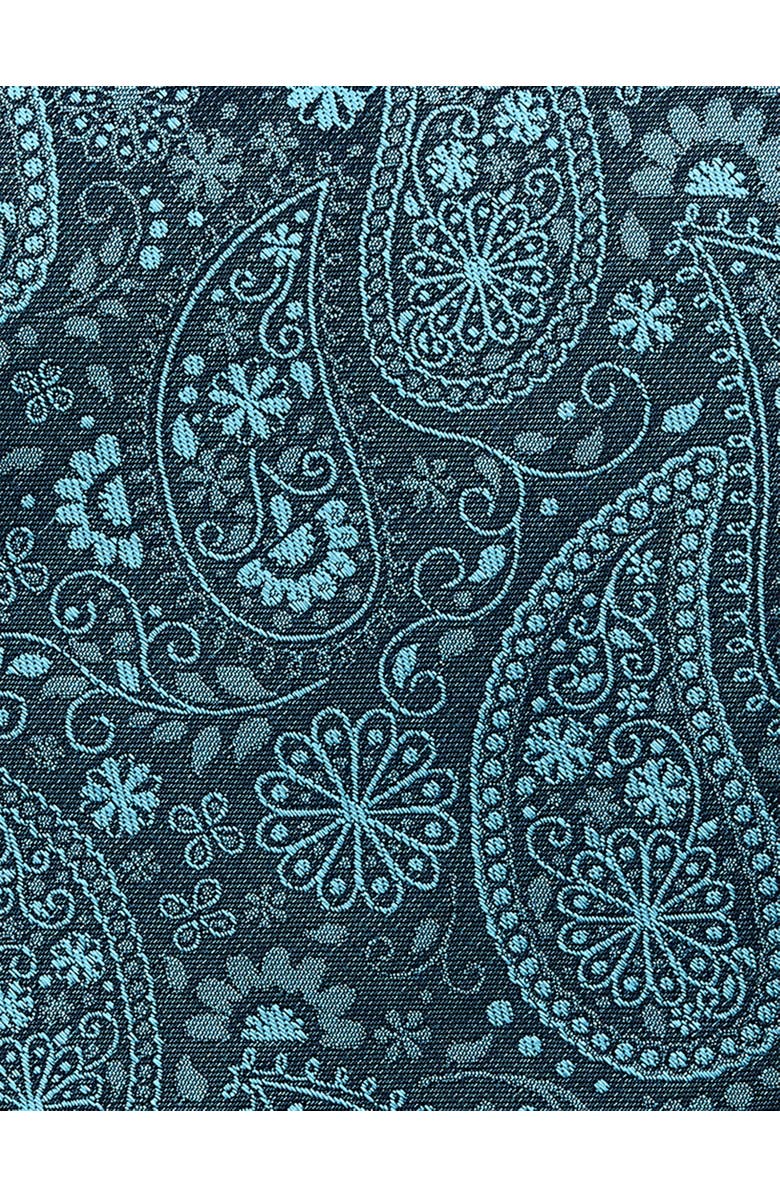 Synrgy by DXL Carnival Paisley Tie, Alternate, color, Blue