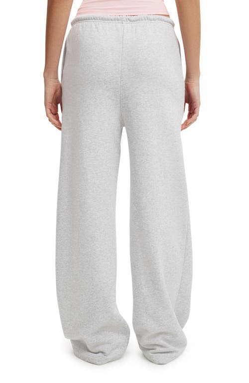Cotton On Wide Leg Sweatpant In White