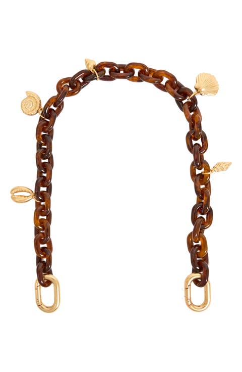 Shortie Bag Strap with Sea Charms