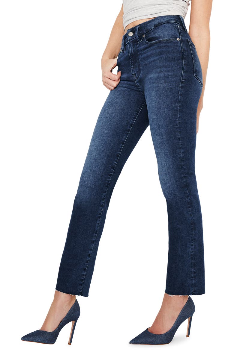 Good American Always Fits Good Classic Straight Leg Jeans, Alternate, color, 